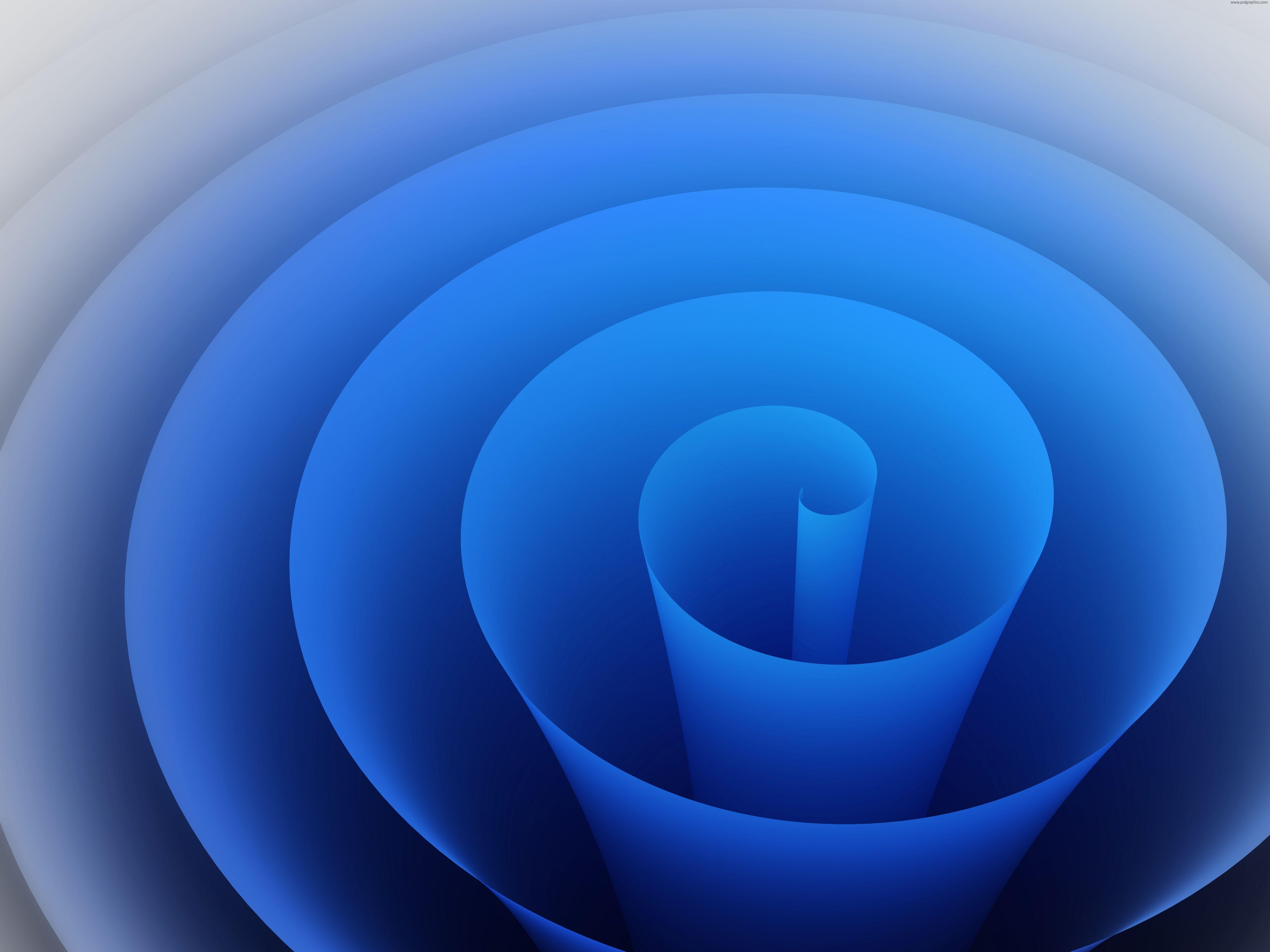 5000x3750 Blue swirl background