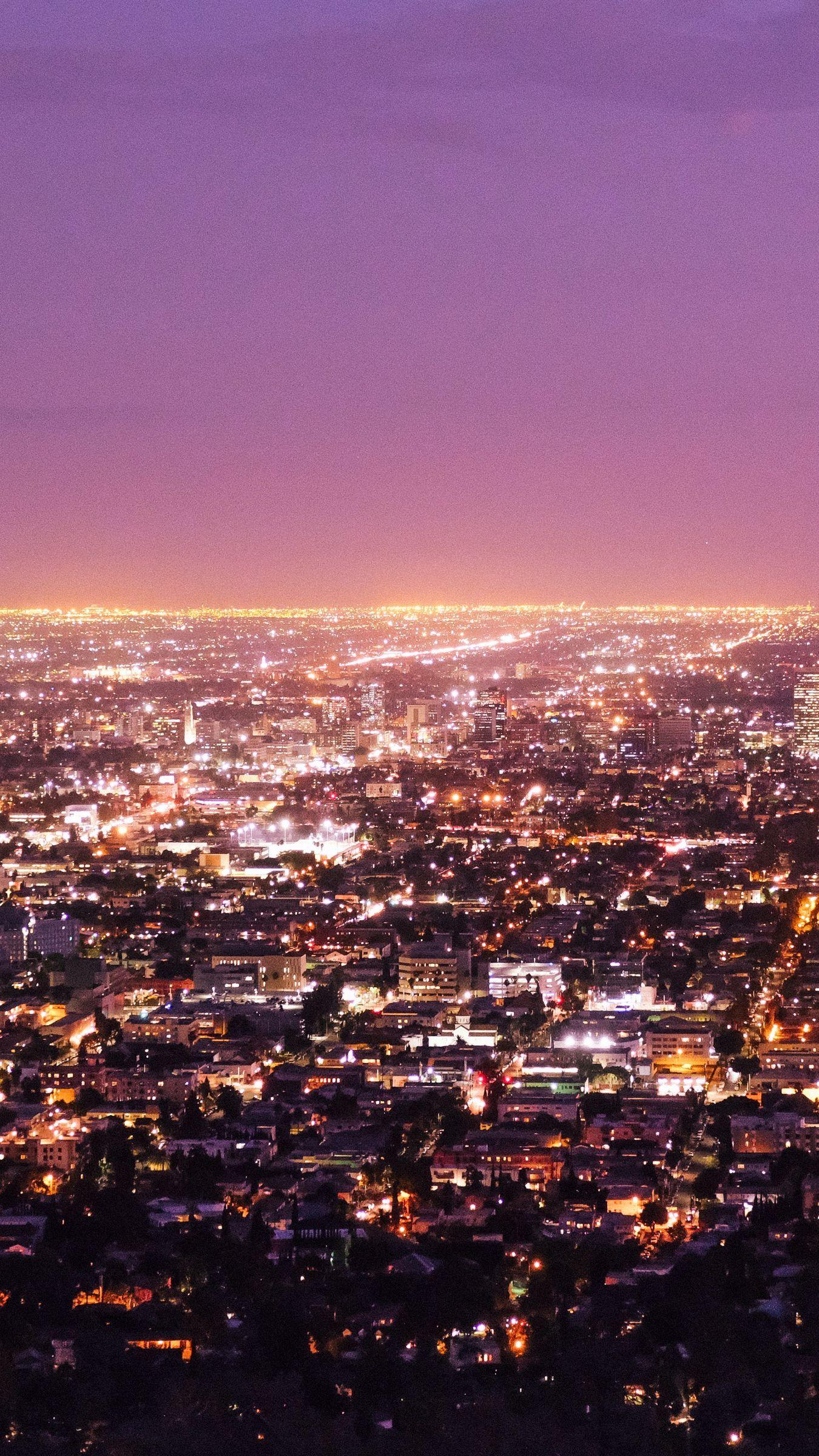 1350x2400 Download wallpaper 1350x2400 los angeles, usa, panorama, night city iphone 8+/7+/6s+/for parallax HD background