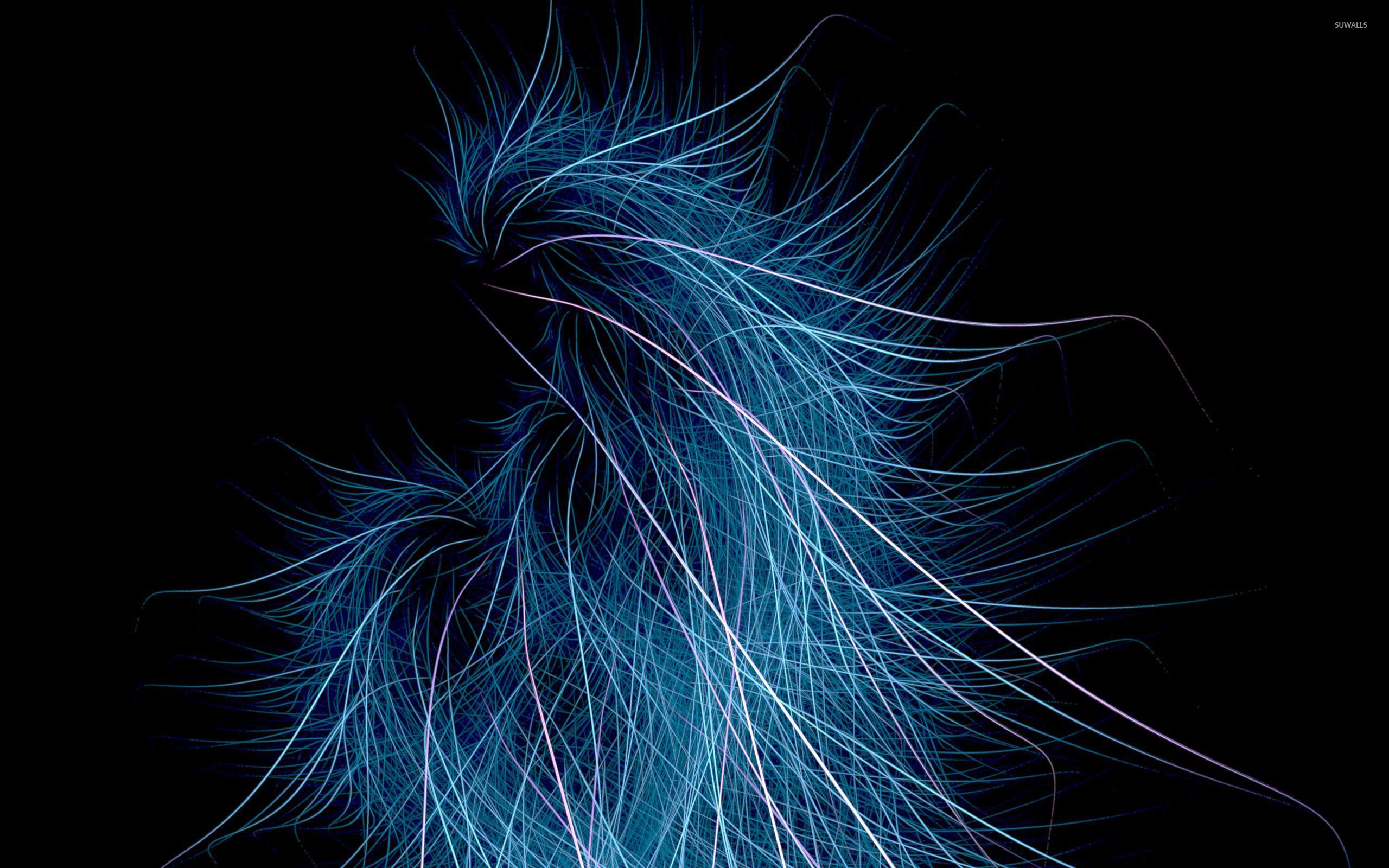 2560x1600 Blue swirl wallpaper wallpaper