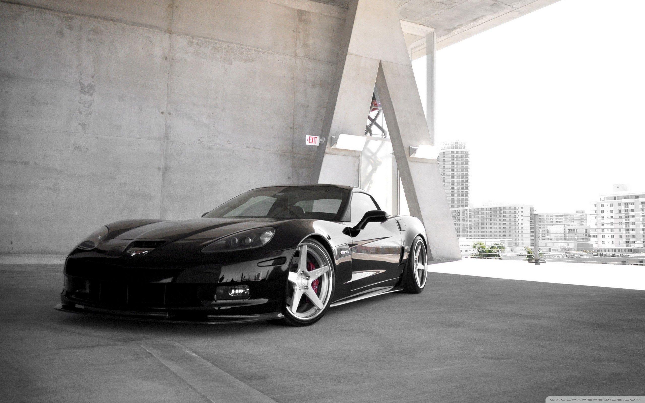 Black Corvette Wallpapers Top Free Black Corvette Backgrounds Wallpaperaccess