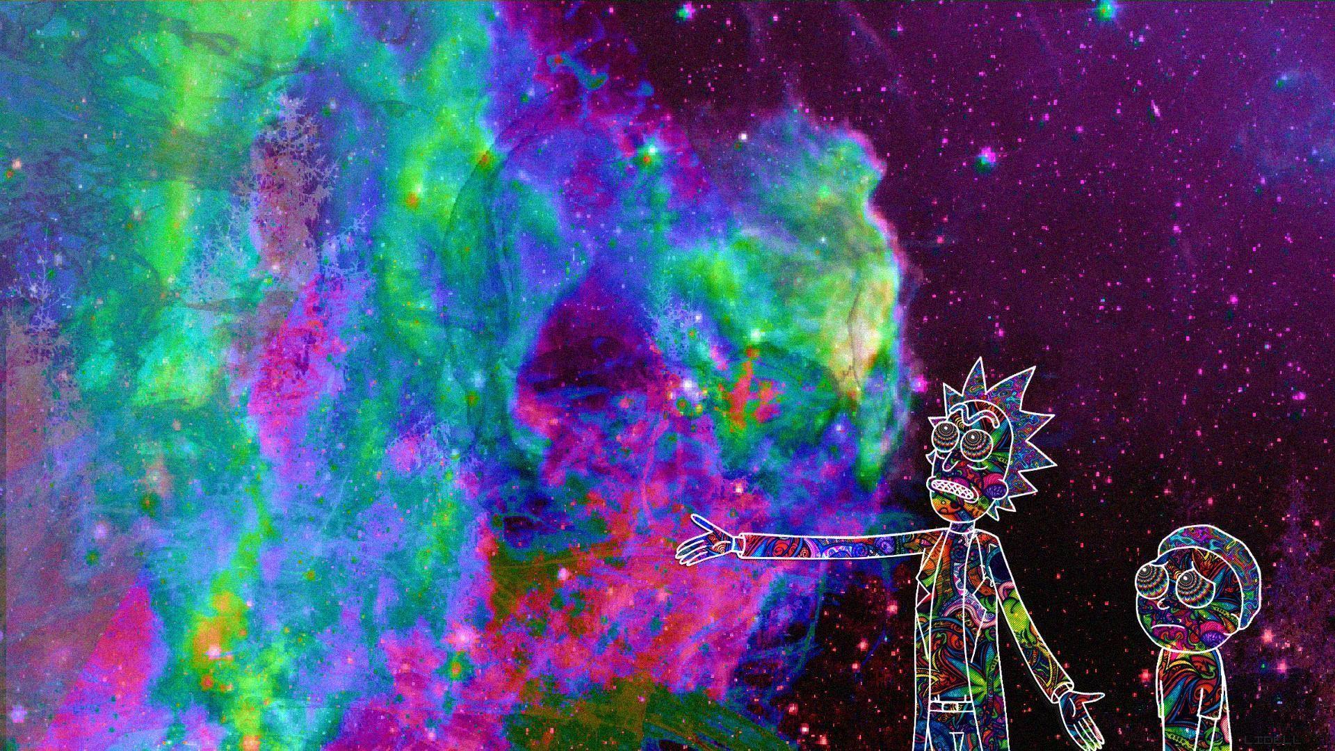 1920x1080 Trippy Mouse: Vintage Trippy Aesthetic Wallpaper