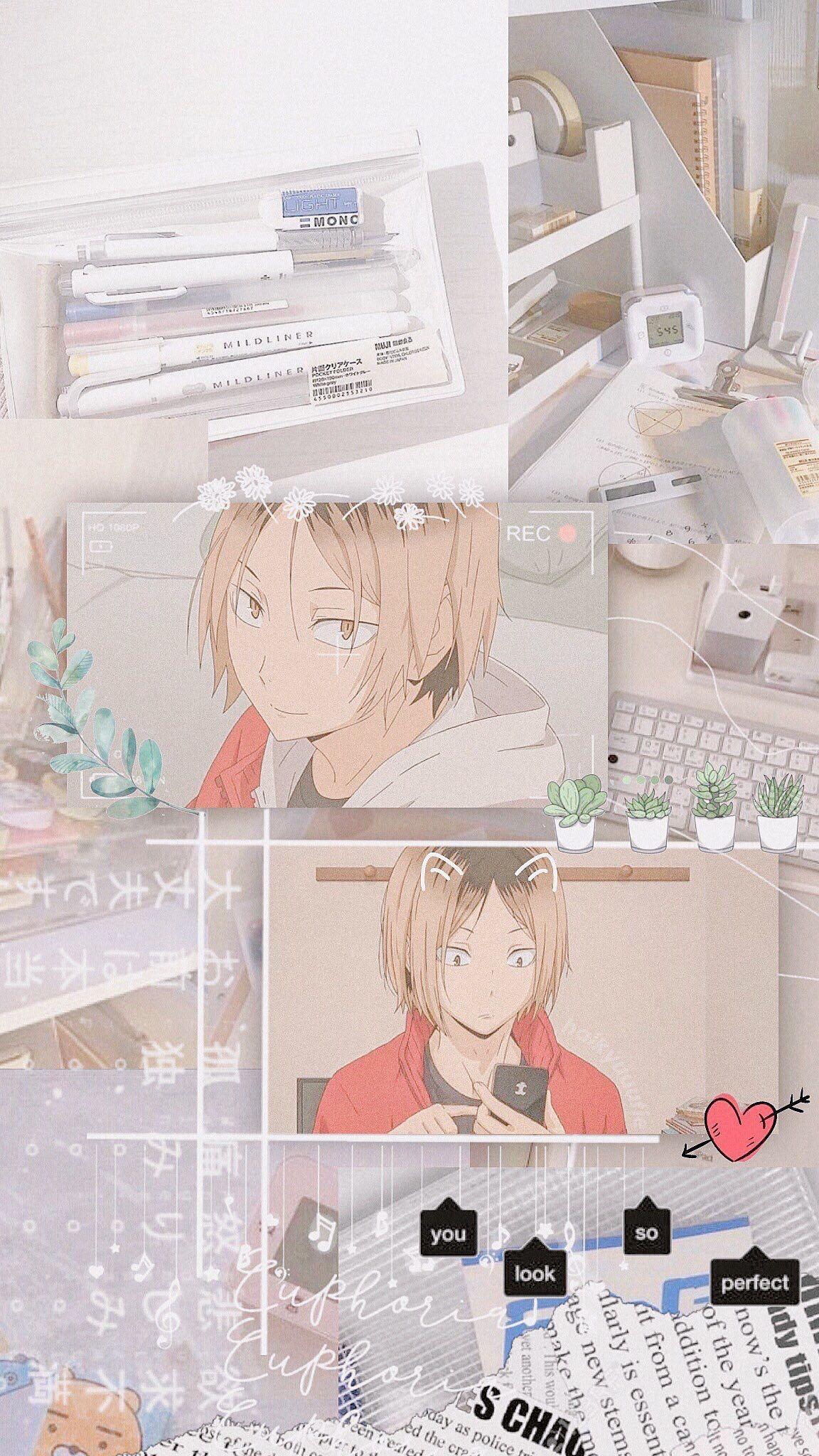 1152x2048 Haikyuu Kenma Aesthetic Wallpaper