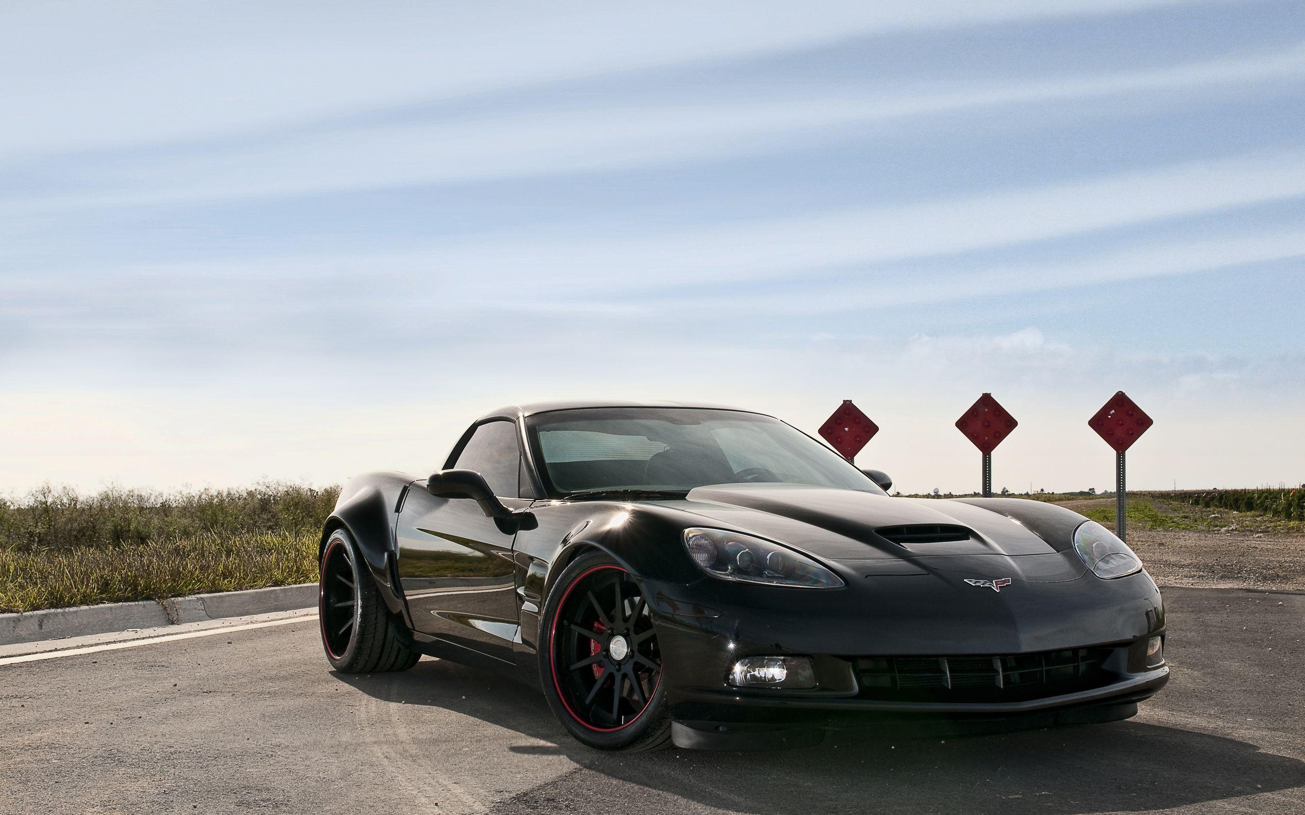 Hình nền HD 2560x1600 Corvette Stingray Black