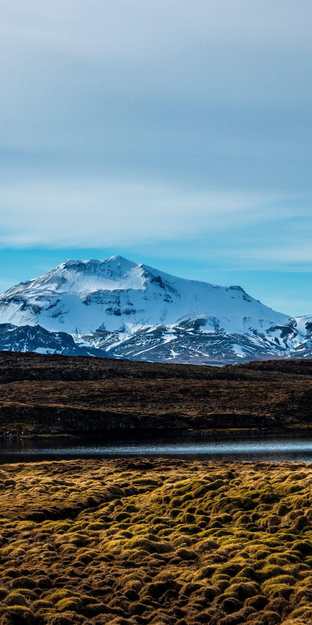 1080x2160 Mountains, glacier, landscape, nature, 1080x2160 wallpaper
