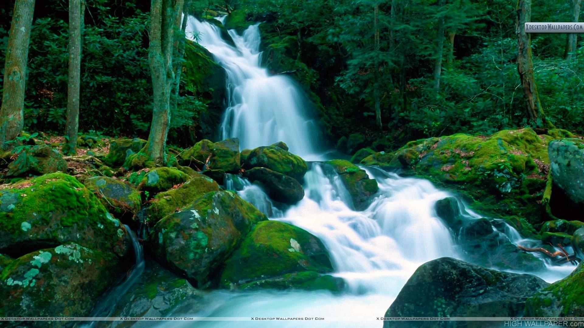 1920x1080 Mouse Creek Falls Great Smoky Mountains North Carolina HD Wallpaper