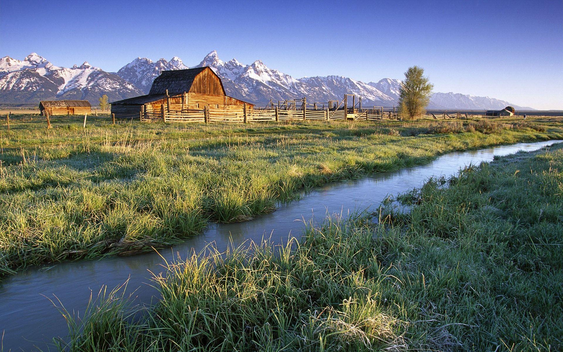 1920x1200 Wallpaper Farmhouse