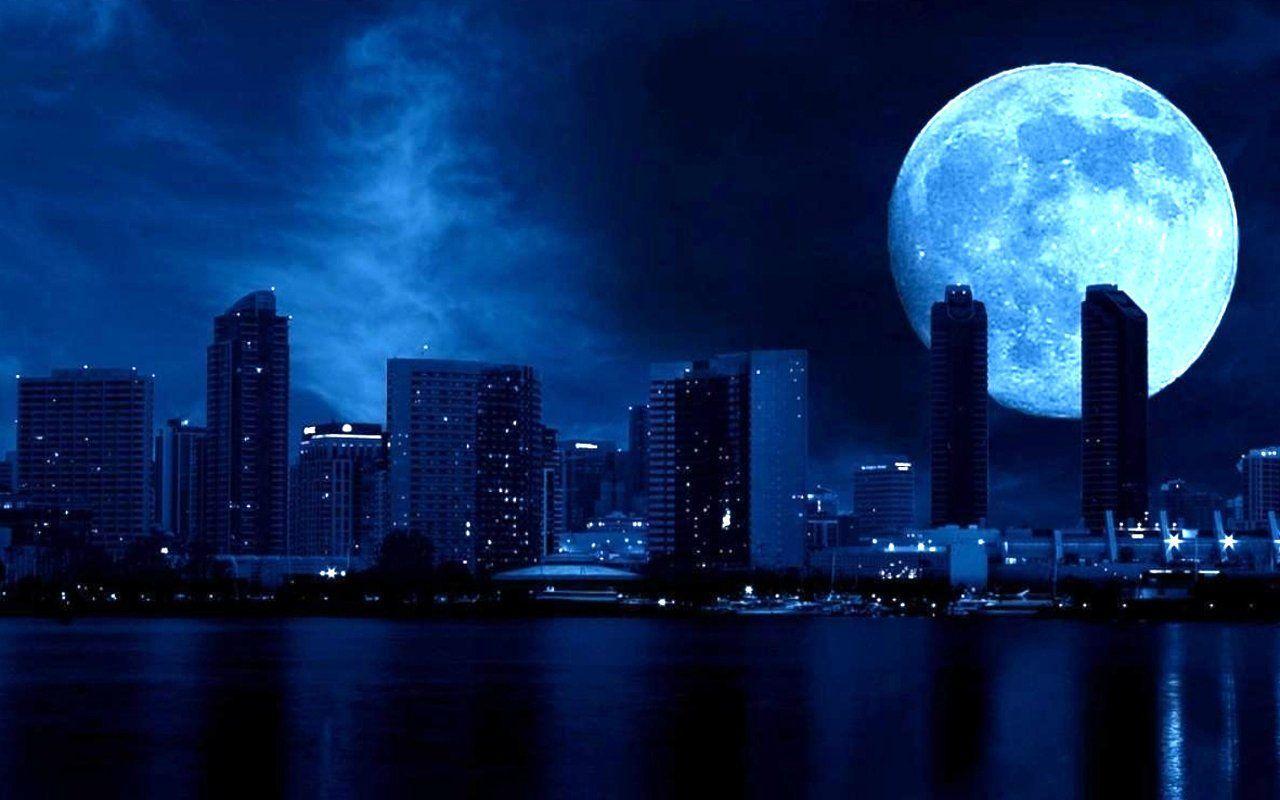 Blue Moon Desktop Wallpapers Top Free Blue Moon Desktop Backgrounds