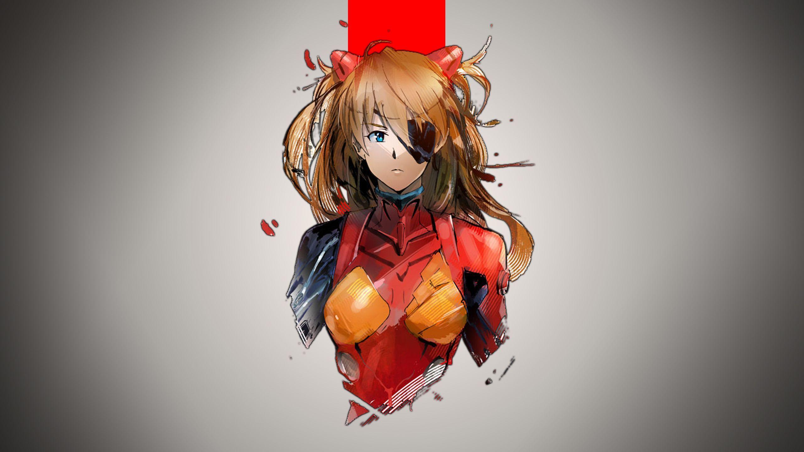 2560x1440 asuka langley soryu wallpaper - อะนิเมะ