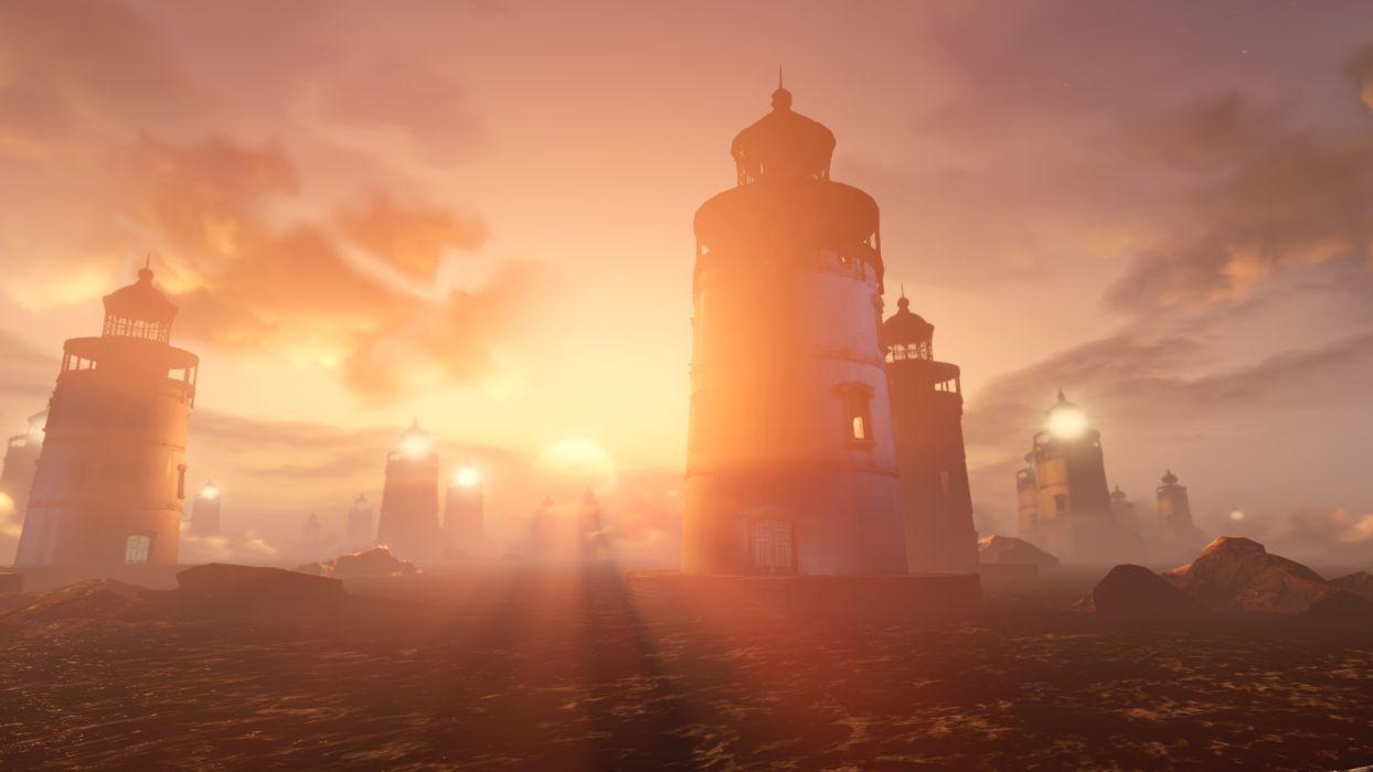 1244x700 Bioshock Bioshock Infinite Sunlight Sunset Lighthouse wallpaperx1080