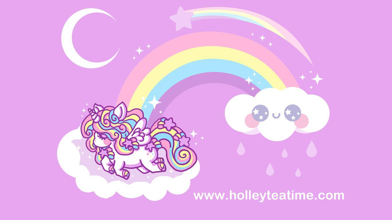 1366x768 Free download Wallpaper Holley Tea Time [1366x768] for your Desktop, Mobile & Tablet. Explore Cute Unicorn Wallpaper. HD Unicorn Wallpaper, Kawaii Unicorn Wallpaper, Cartoon Unicorn Wallpaper