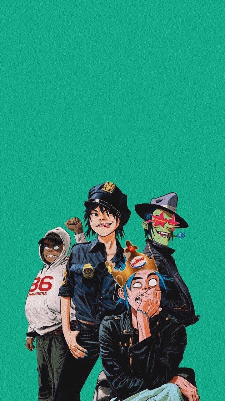 720x1280 Gorillaz wallpaper on tumblr. Gorillaz, Gorillaz art, Gorillaz wallpaper