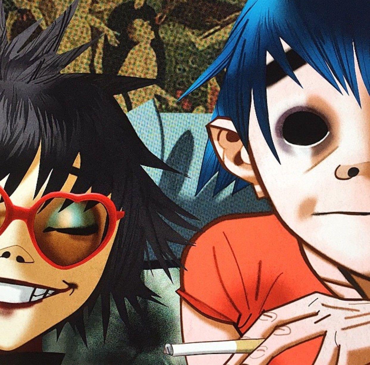 1242x1222 Jamie Hewlett, Noodle, Gorillaz, 2D Wallpaper HD / Desktop and Mobile Background
