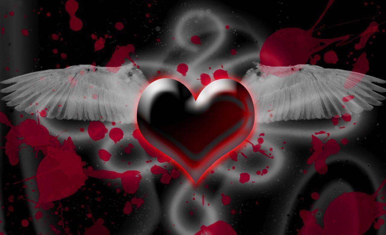 1280x781 ♔Queen of Hearts❤. Heart wallpaper, Art, Skull art