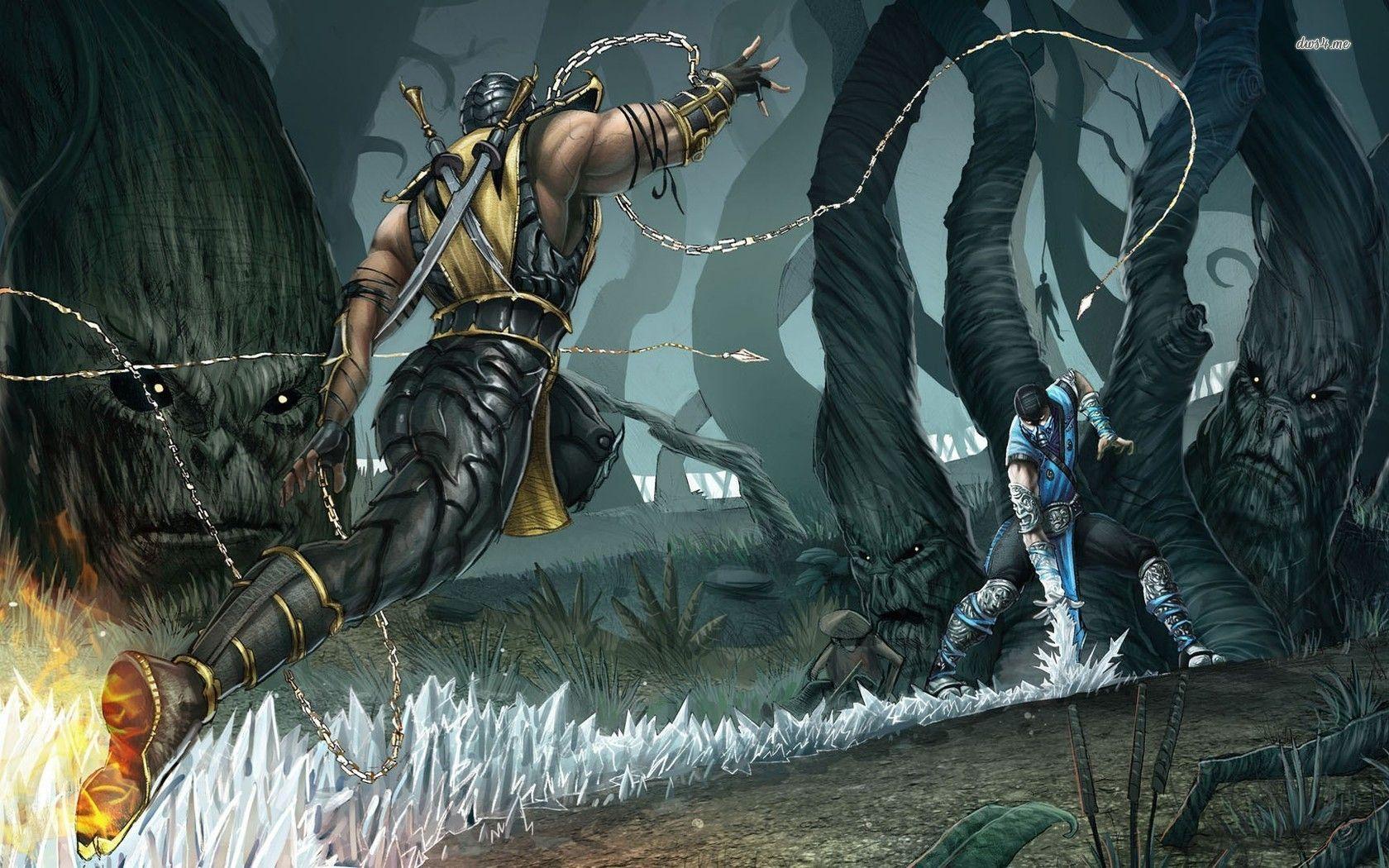 1680x1050 Sub Zero Mortal Kombat Wallpaper