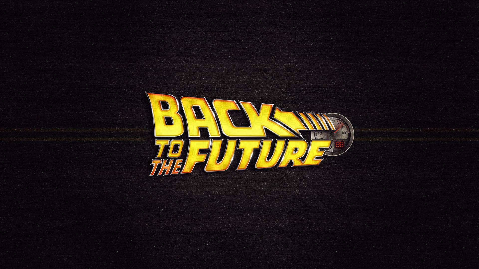 1920x1080 Back To The Future Movie Logo Desktop Wallpaper