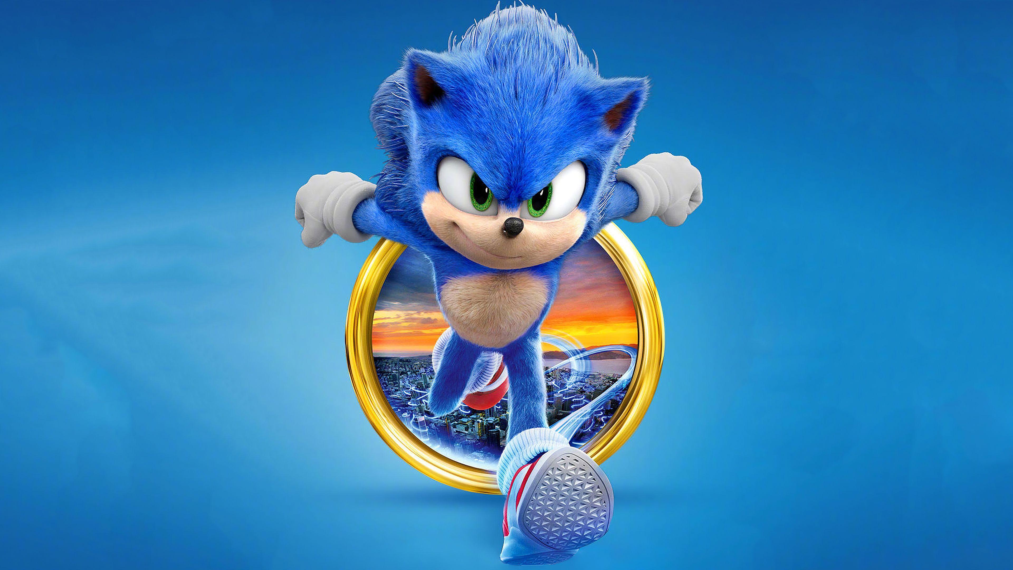 3840x2160 Sonic The Hedgehog 2020 Sonic The Hedgehog 2020 wallpaper, Sonic The Hedgehog 2020 4k wallpaper, Sonic mov. Hedgehog movie, Sonic the hedgehog, Movie wallpaper