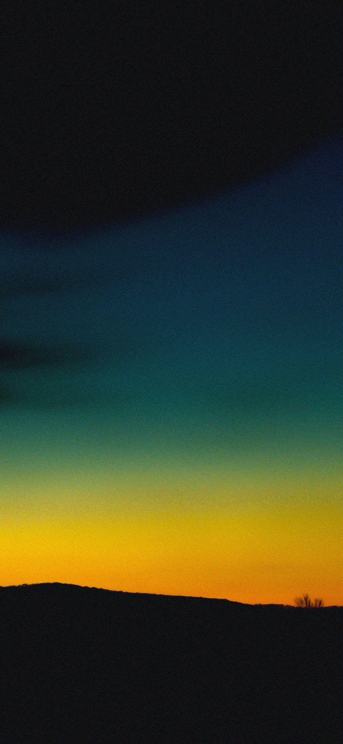1125x2436 Orange Green Sky Sunset Nature #iPhone #X #wallpaper. Sunset nature, Green sky, Sunset wallpaper