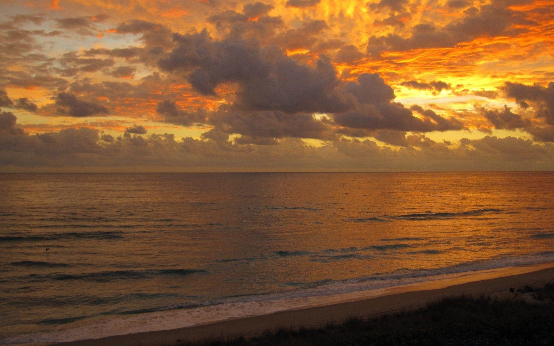 1920x1200 Golden Sunset Clouds