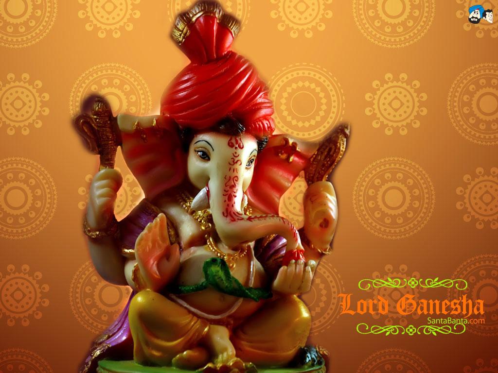 1024x768 SantaBanta Lord Ganesh Hình nền cho máy tính để bàn