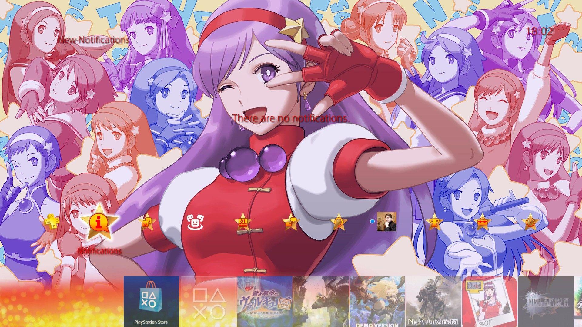 1920x1080 Celebrate the Holidays on PS4 with Santa Athena and Two Free The King of Fighters XIV Themes