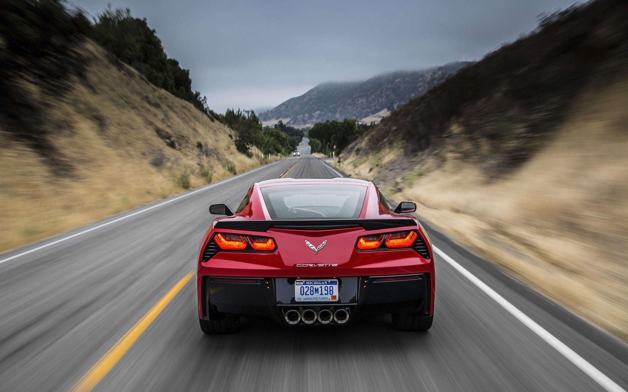 Hình nền Chevrolet Corvette Stingray Red Motion màu đỏ 2560x1600.  2014