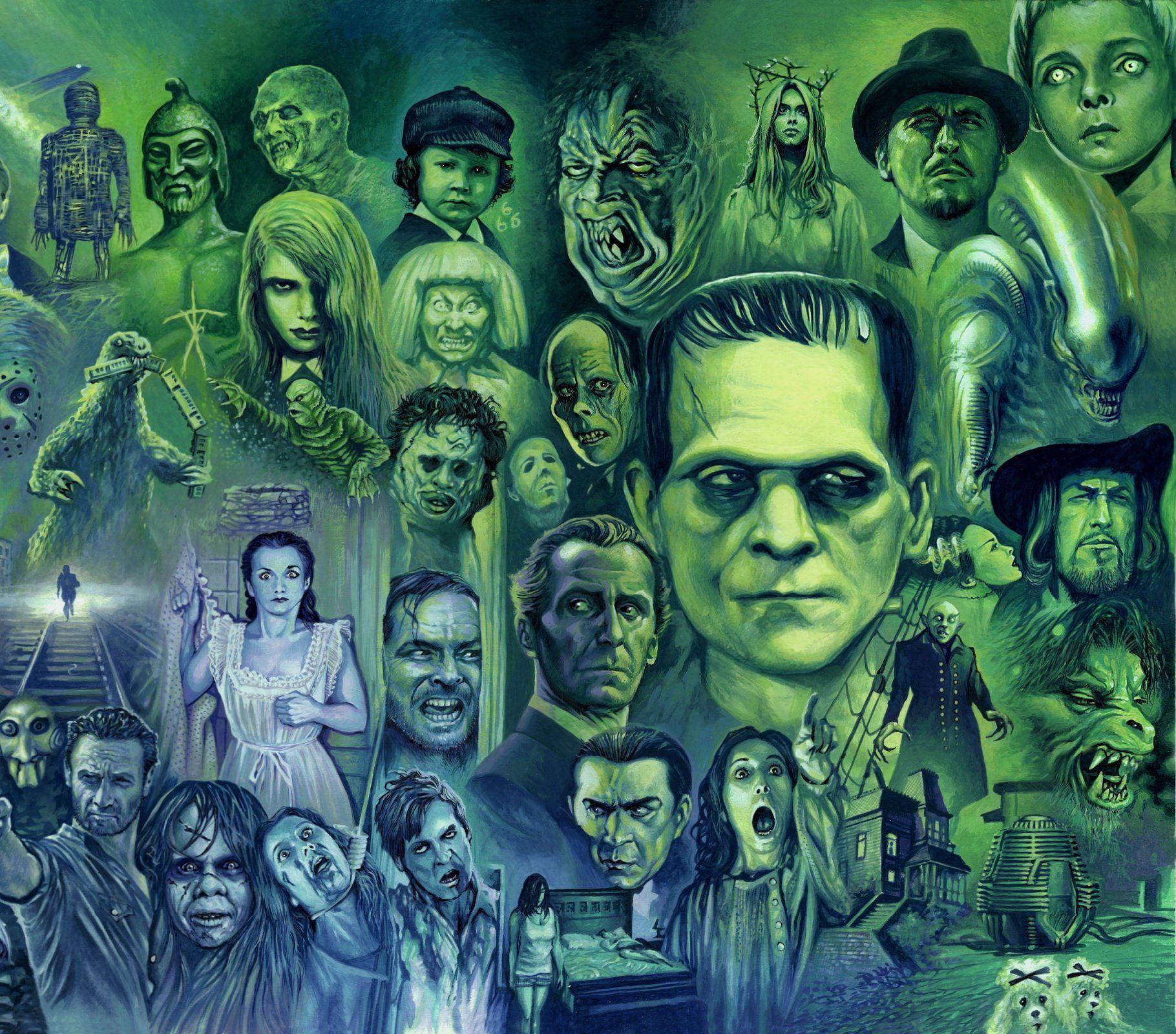 1820x1600 Halloween monster dark horror g wallpaperx1600