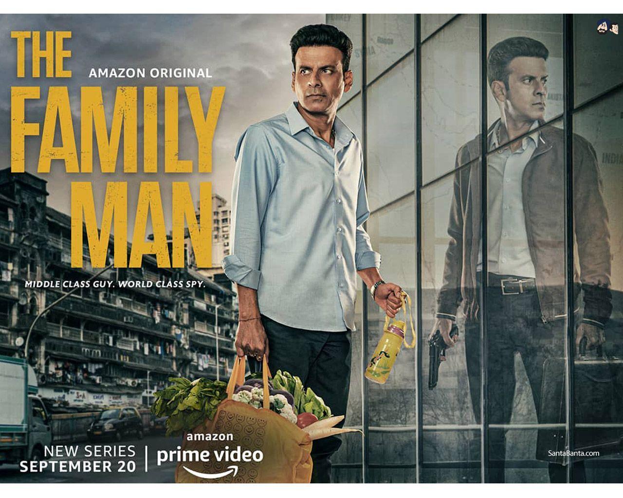 1280x1024 Manoj Bajpayee as super spy Srikant in Amazon thriller series, The Family Man