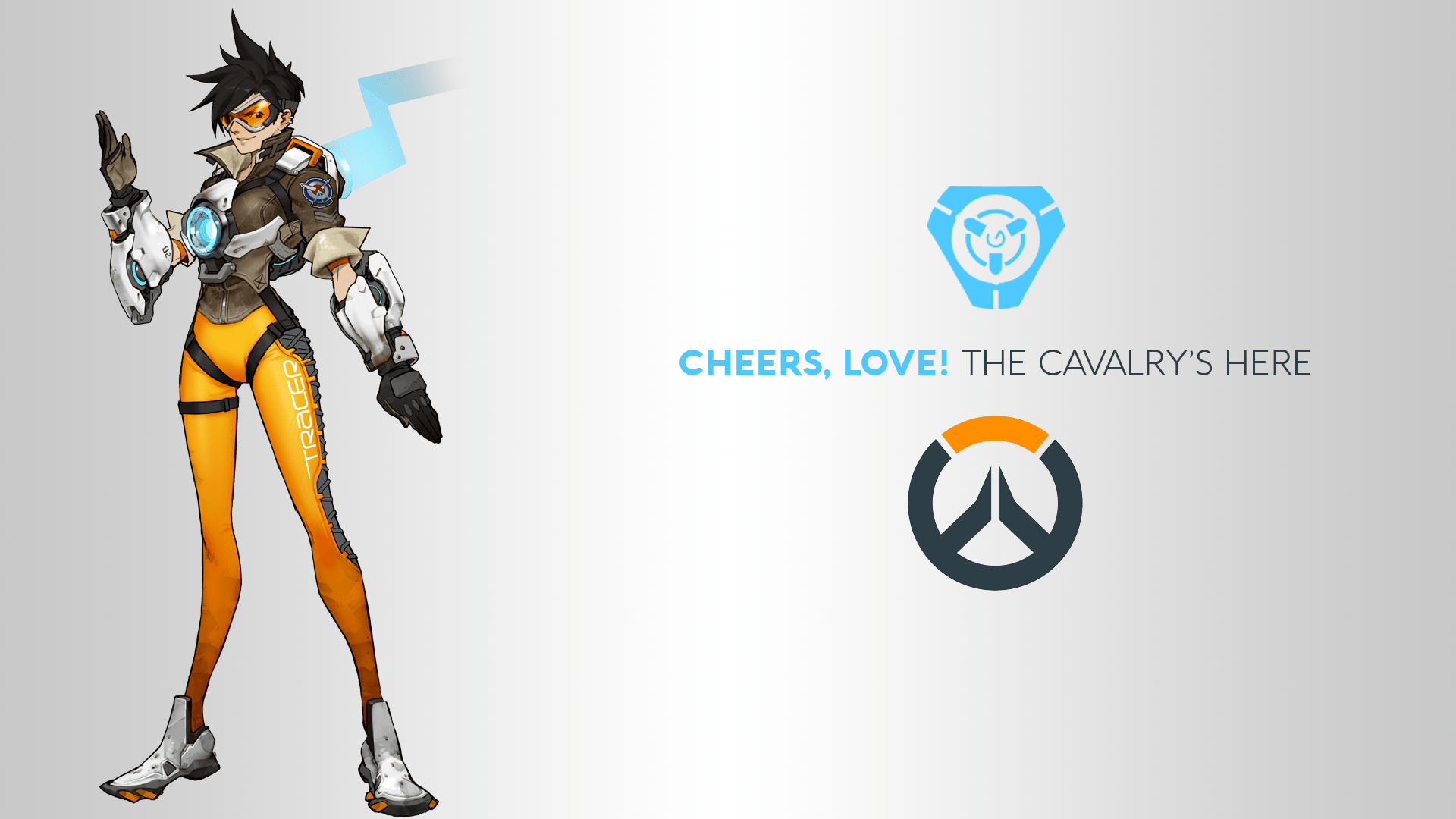 1920x1080 #Lena Oxton, #DXHHH101 (Author), #video games, #logo, #Overwatch, #Tracer (Overwatch), #Blizzard Entertainment, wallpaper. Mocah.org HD Wallpaper