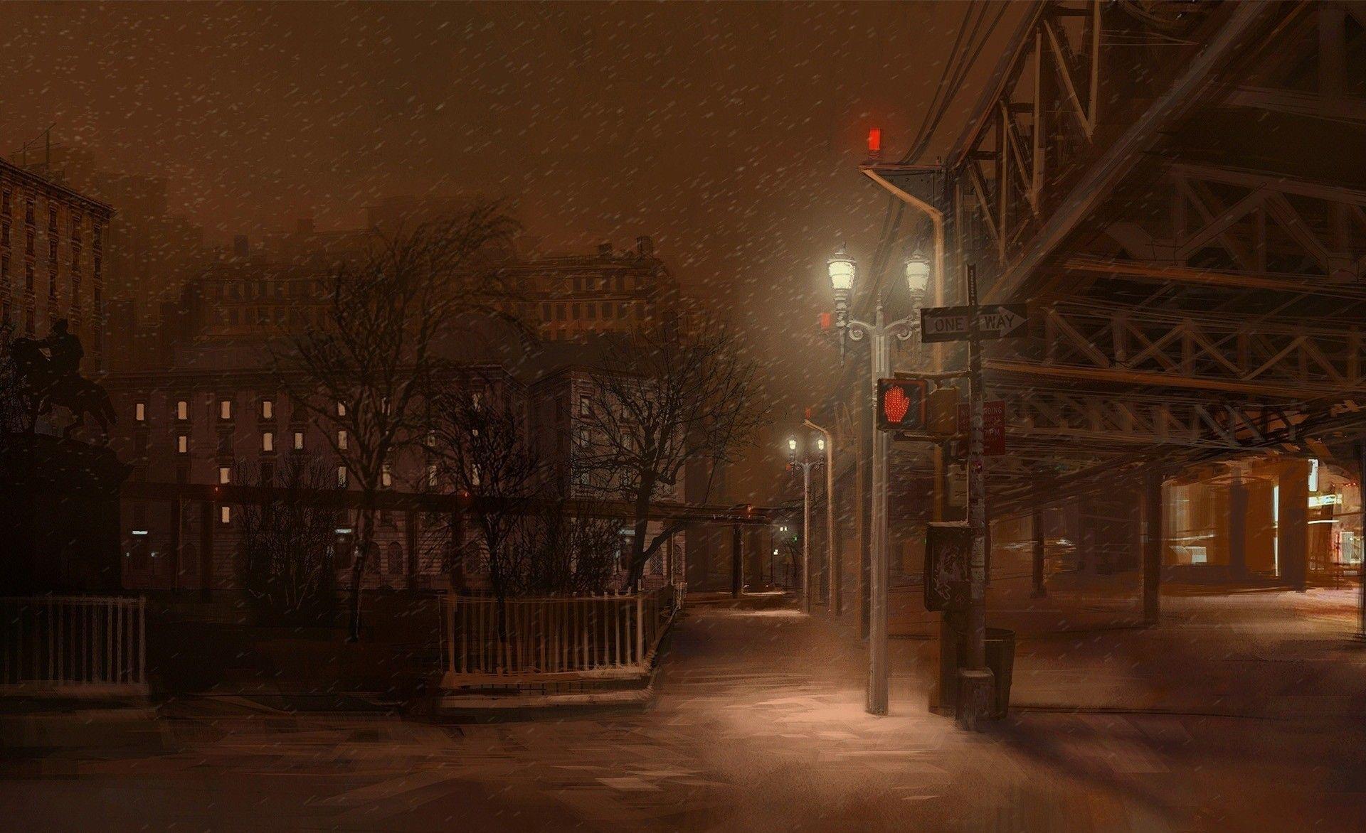 1920x1172 Streets of brooklyn wallpaper. PC