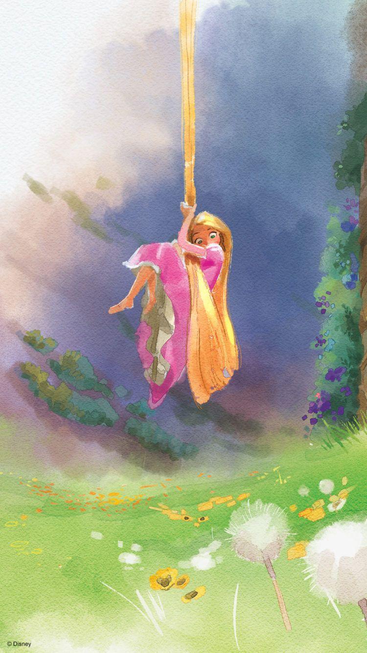 750x1333 Rapunzel Phone Wallpaper (of Disney's Tangled) Photo