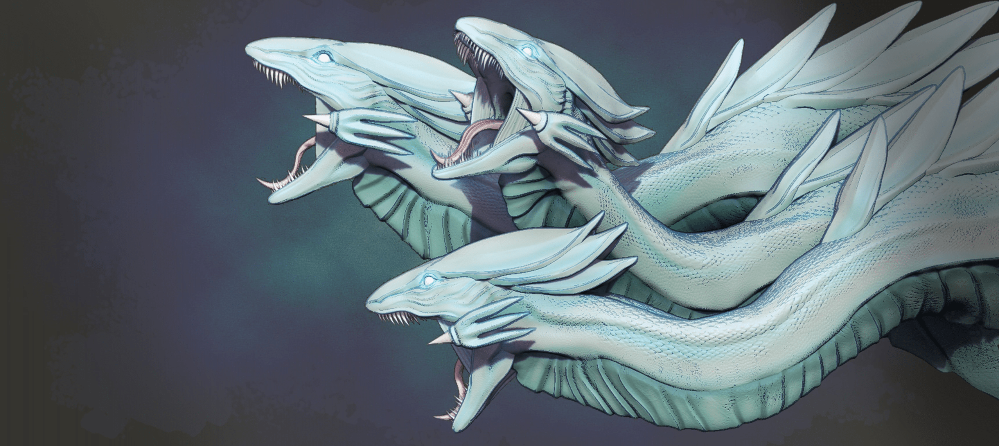 3440x1536 3D Modeled A Blue Eyes Ultimate Dragon, And Fixed It Up To Look Hand Drawn In Photohop. Wanted To Share It Here With You All