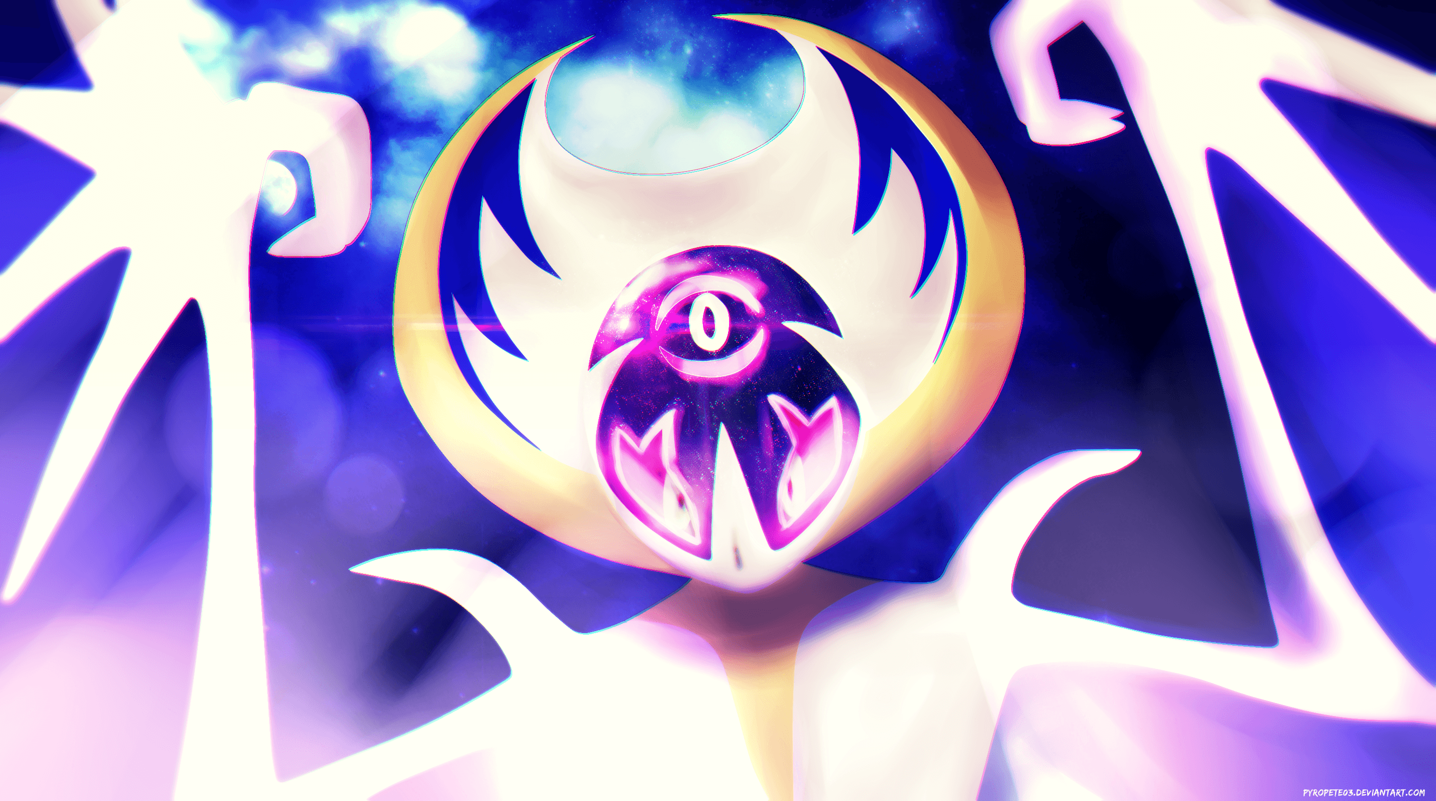 2856x1594 Lunala Wallpaper