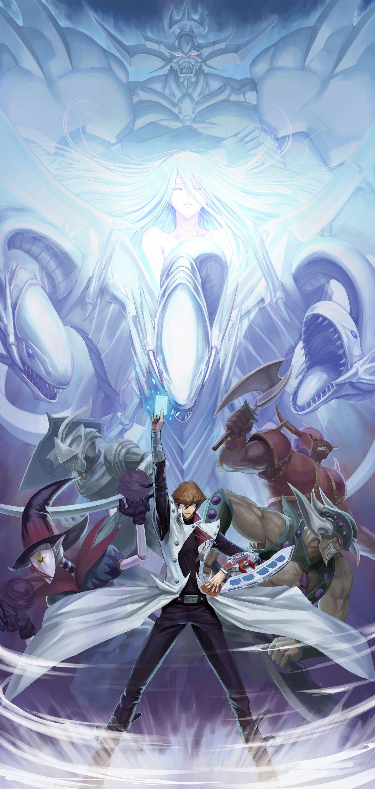 1200x2520 Kaiba Seto, Kisara, Obelisk The Tormentor, Blue Eyes Ultimate Dragon, Saggi The Dark Clown, And 3 More (yuu Gi Ou) Drawn By Saikoro_(et1312)