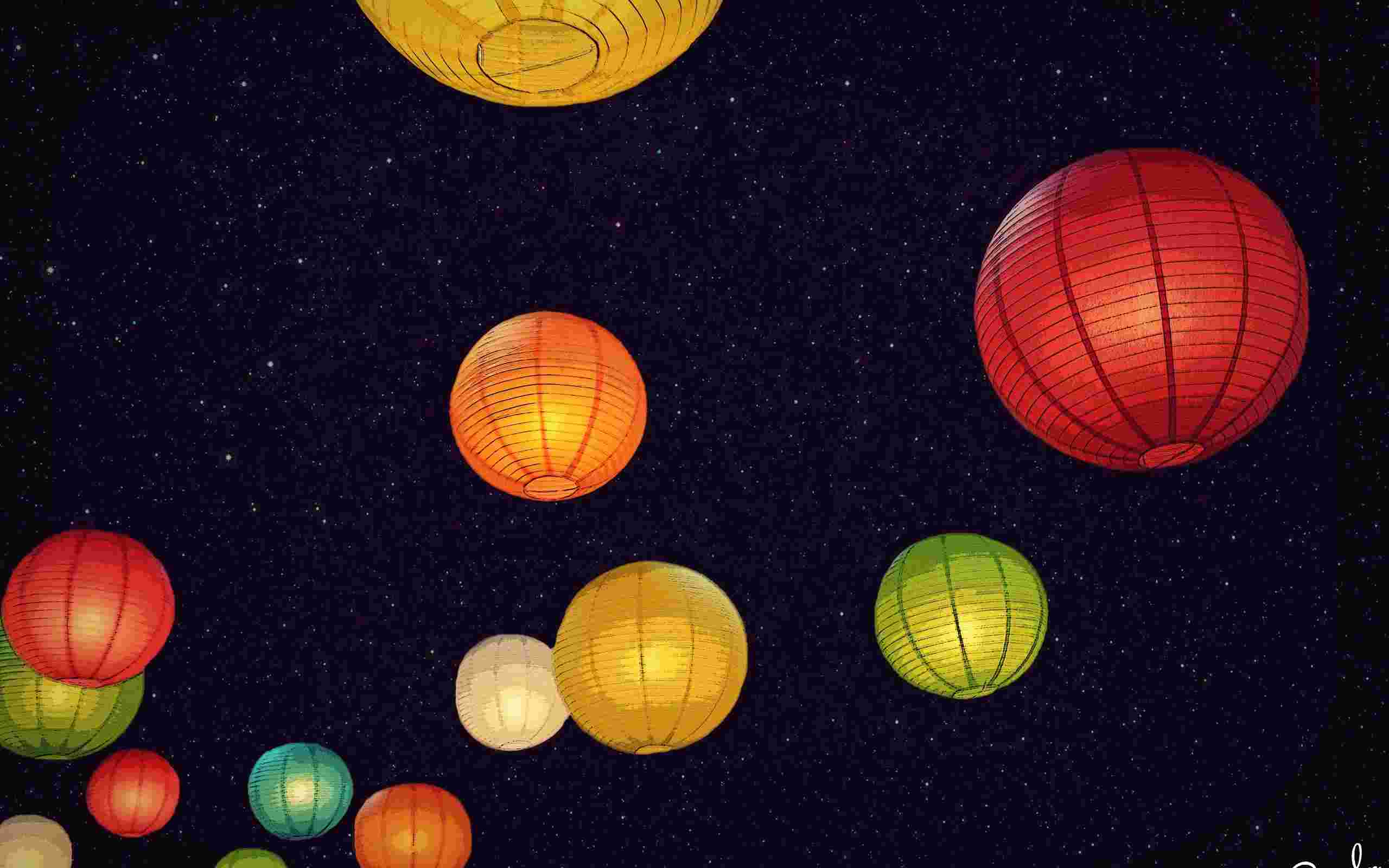 2560x1600 Chinese Lantern Wallpaper