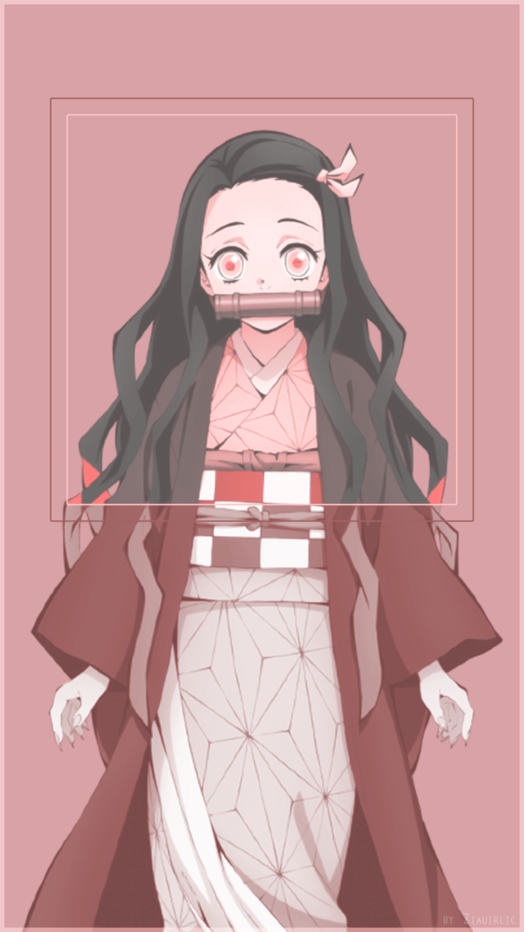 1080x1920 anime, anime girls, Kimetsu no Yaiba, Kamado Nezukox1920 Wallpaper
