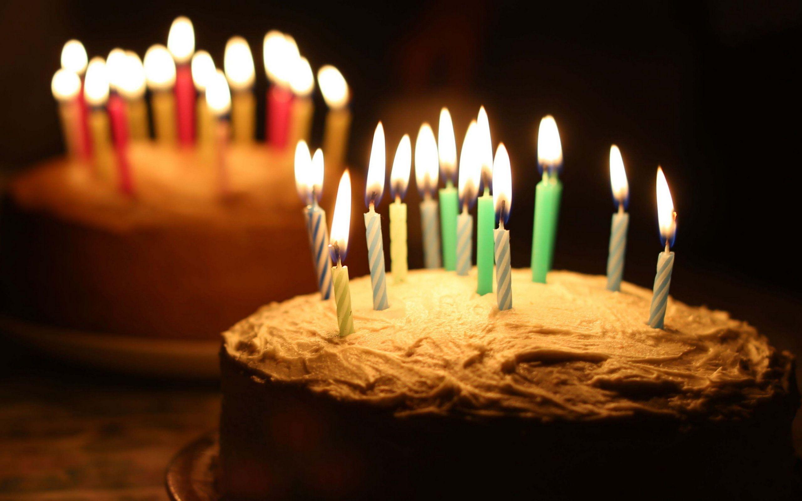 2560x1600 Candles celebration cake happy birthday g wallpaperx1600
