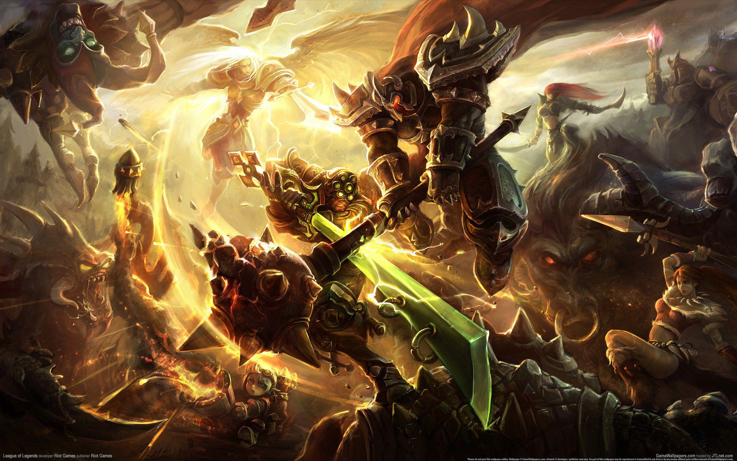 2560x1600 League of Legends Epic Battle 4K Wallpaper • GamePhD