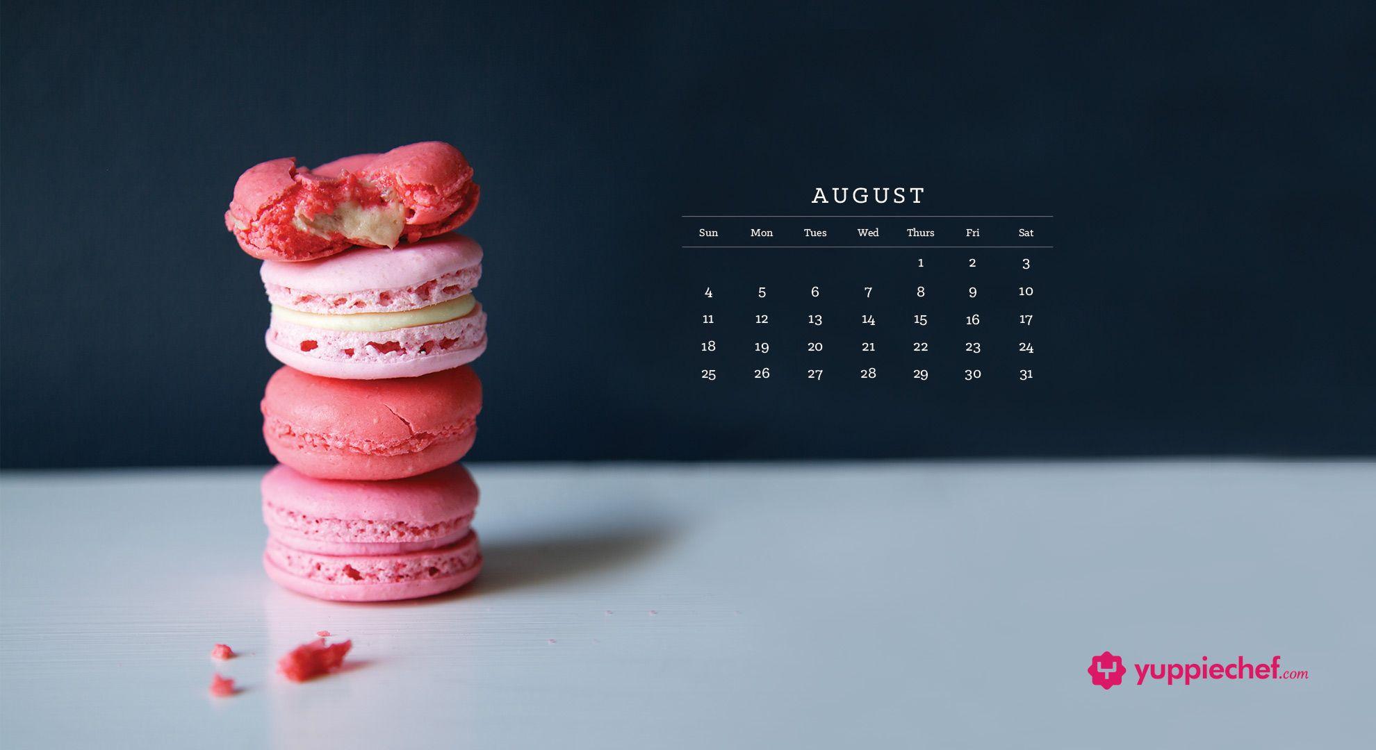 1980x1080 Mad for macarons? Free wallpaper for August