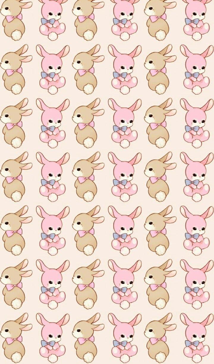 720x1222 animals, art, baby, background, beautiful, beauty, bunny, cartoon, cute art, cute baby, design, drawing, kawaii, pastel, pattern, patterns, pink, rabbit, sweets, texture, wallpaper, we heart it, background, cute background, pink background, beautiful