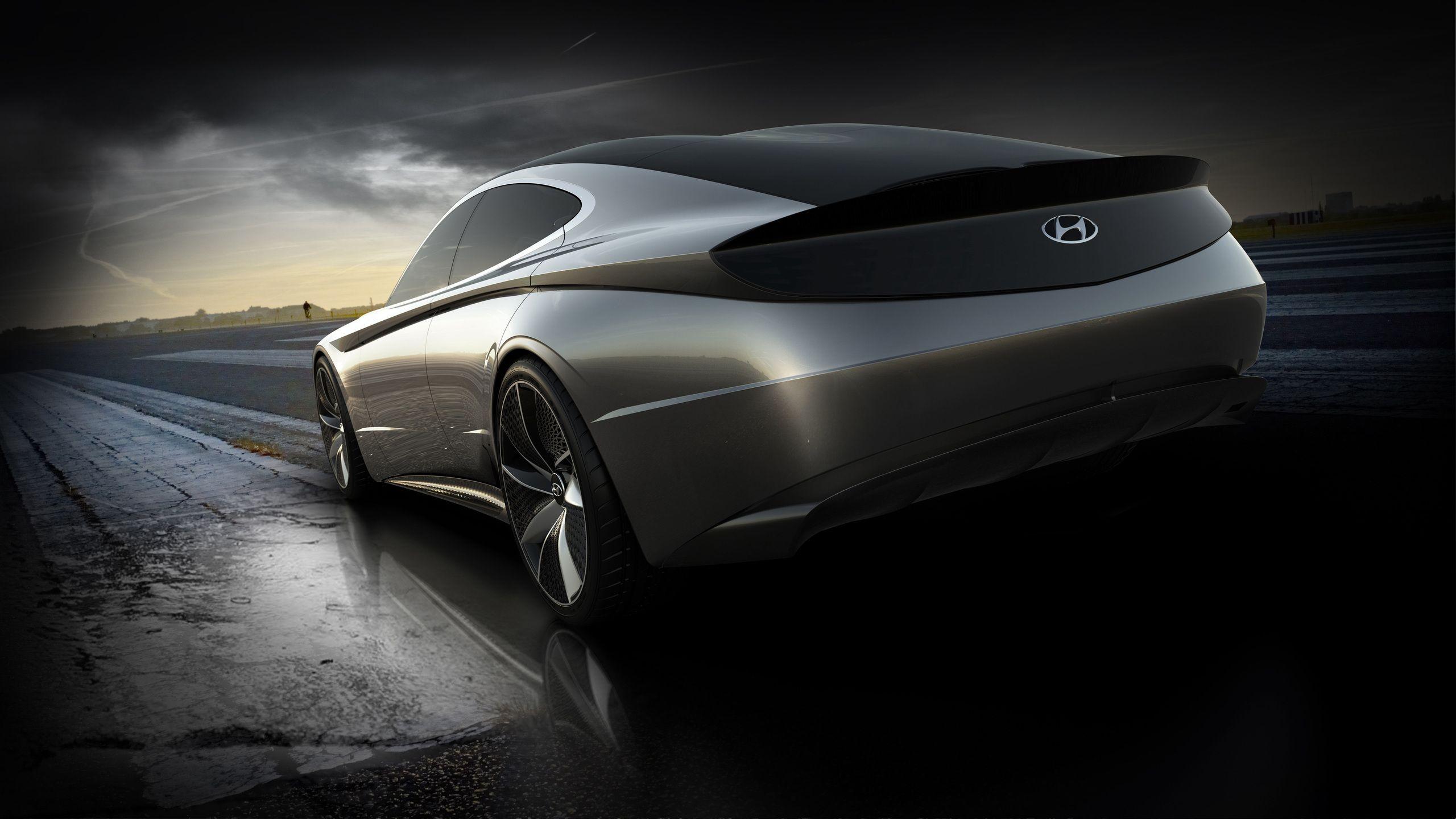 2560x1440 Hyundai Le Fil Rouge 2018 Rear 1440P Resolution HD 4k Wallpaper, Image, Background, Photo and Picture