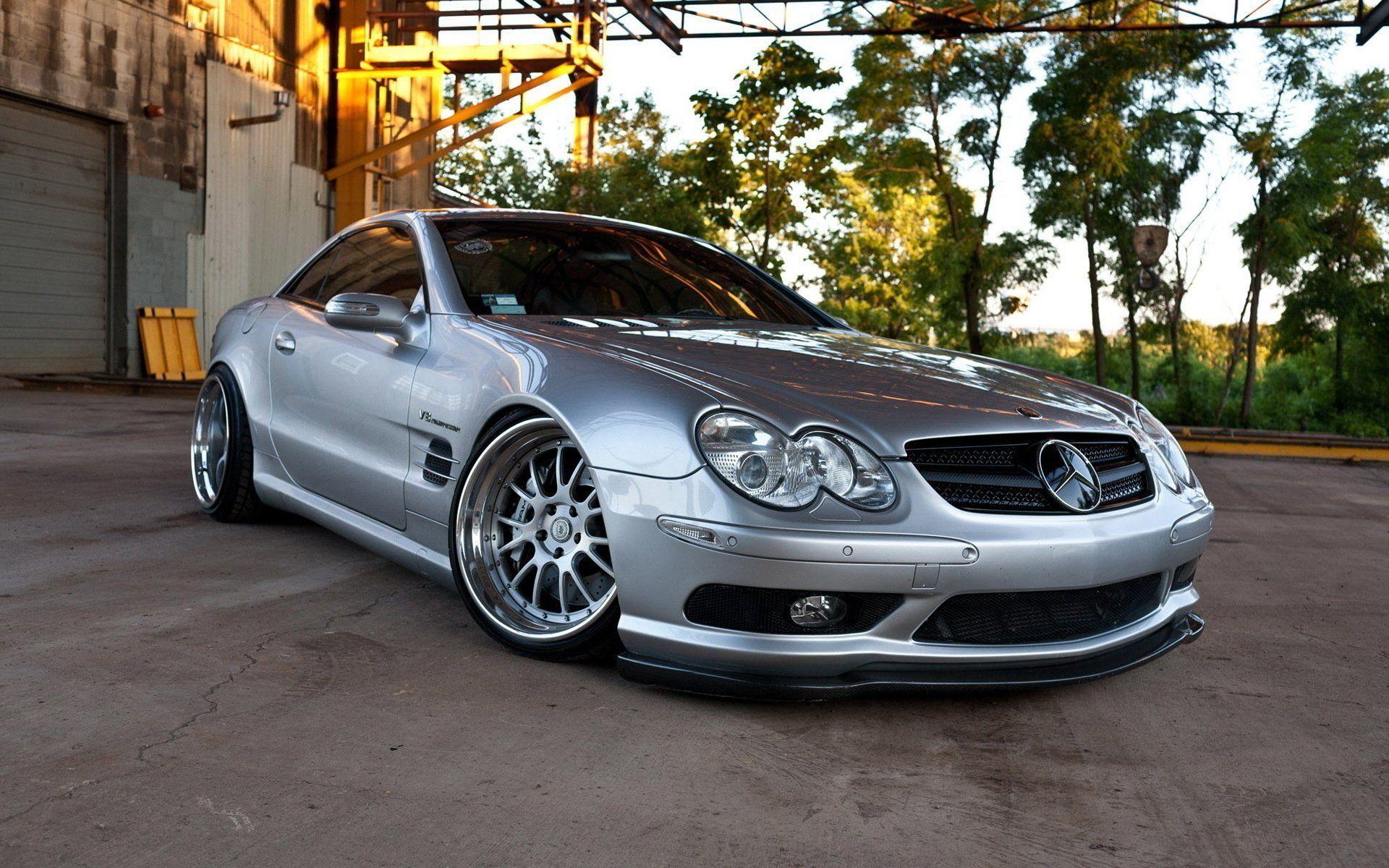 1920x1200 Silver Mercedes Benz SL 55 AMG. Kaffeesatz, Cl Autos