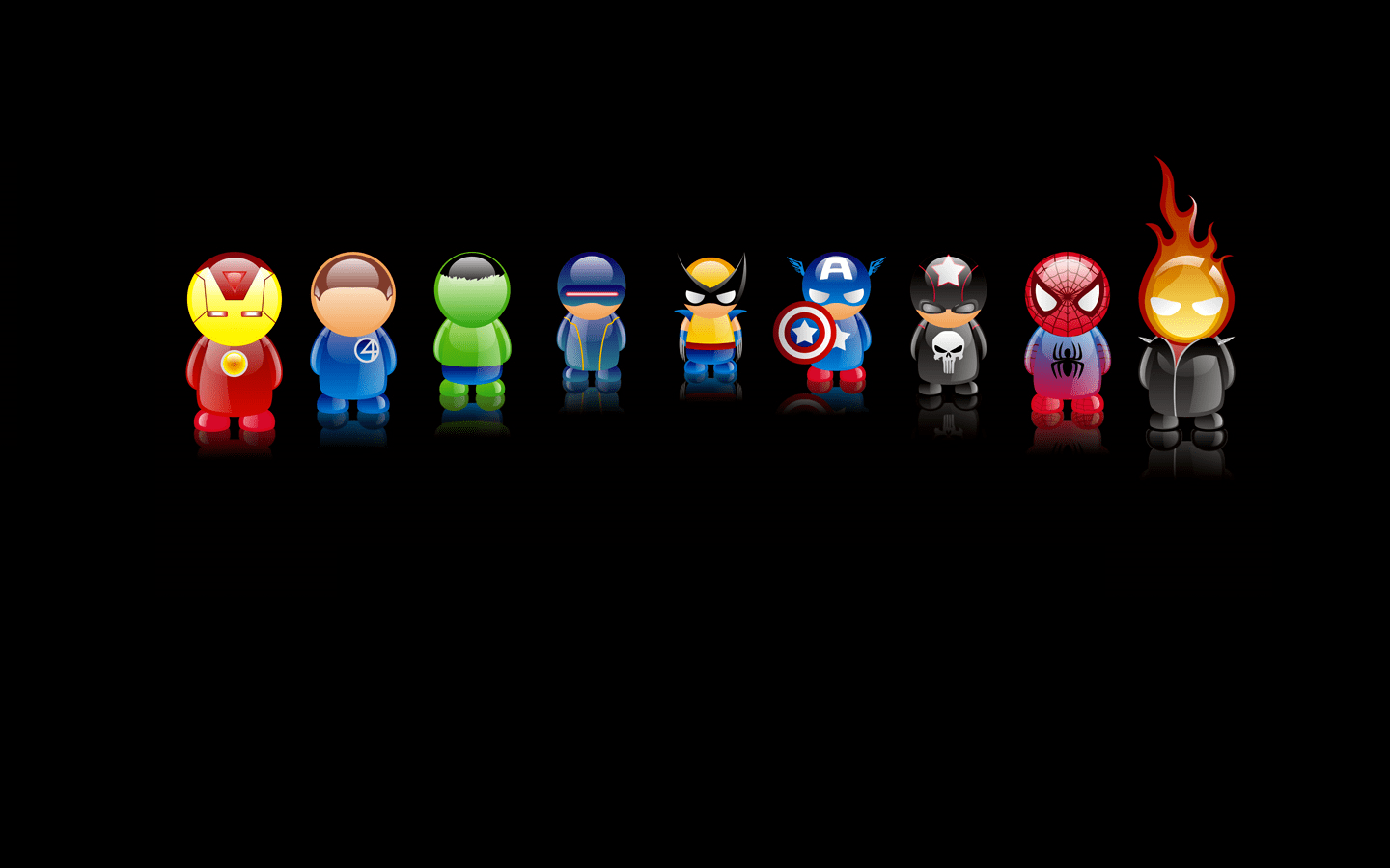 1440x900 Marvel Cartoon Wallpaper