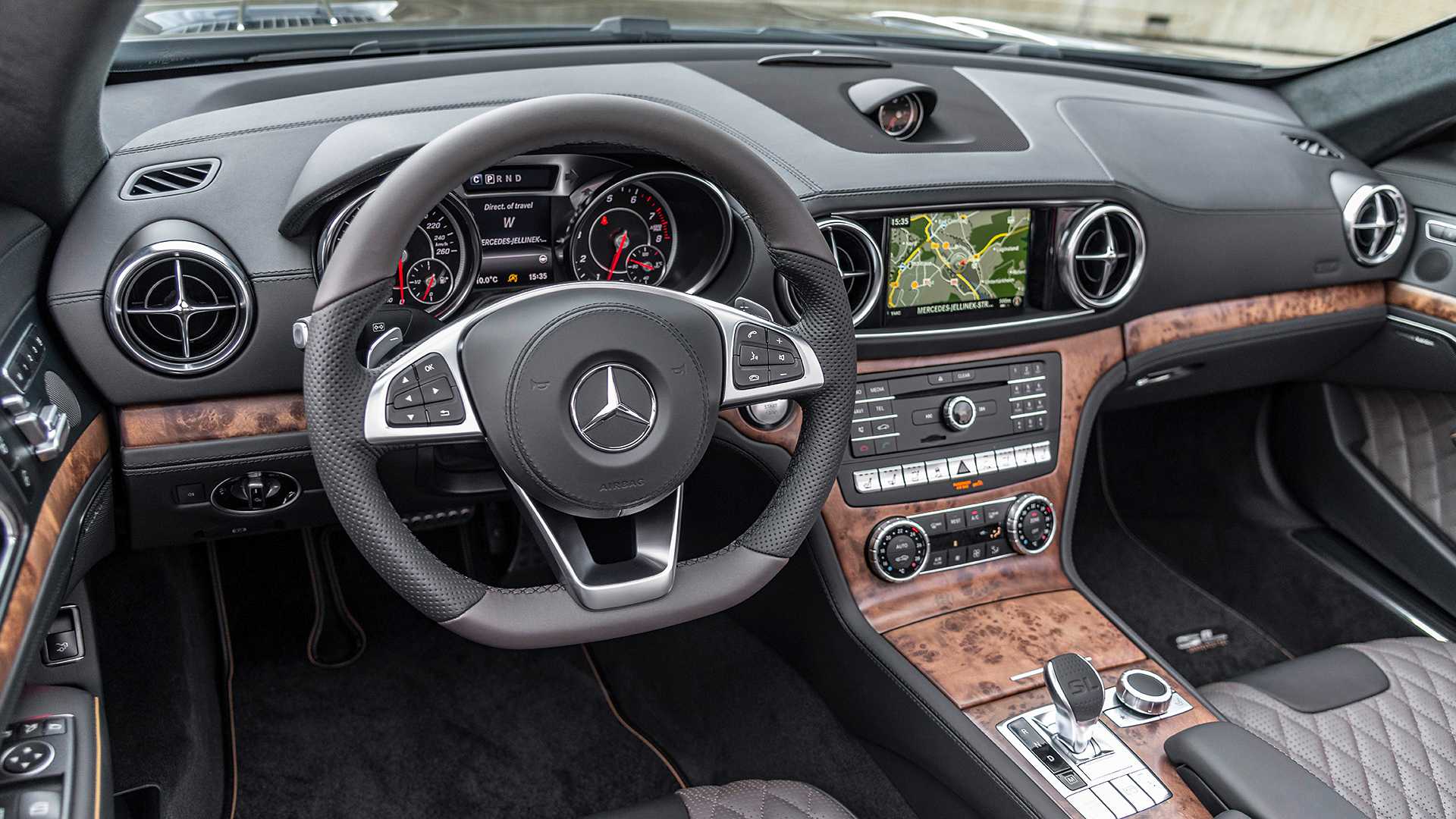 1920x1080 Mercedes Benz SL 500 Grand Edition (Color: Graphite Grey) Interior Wallpaper (12)