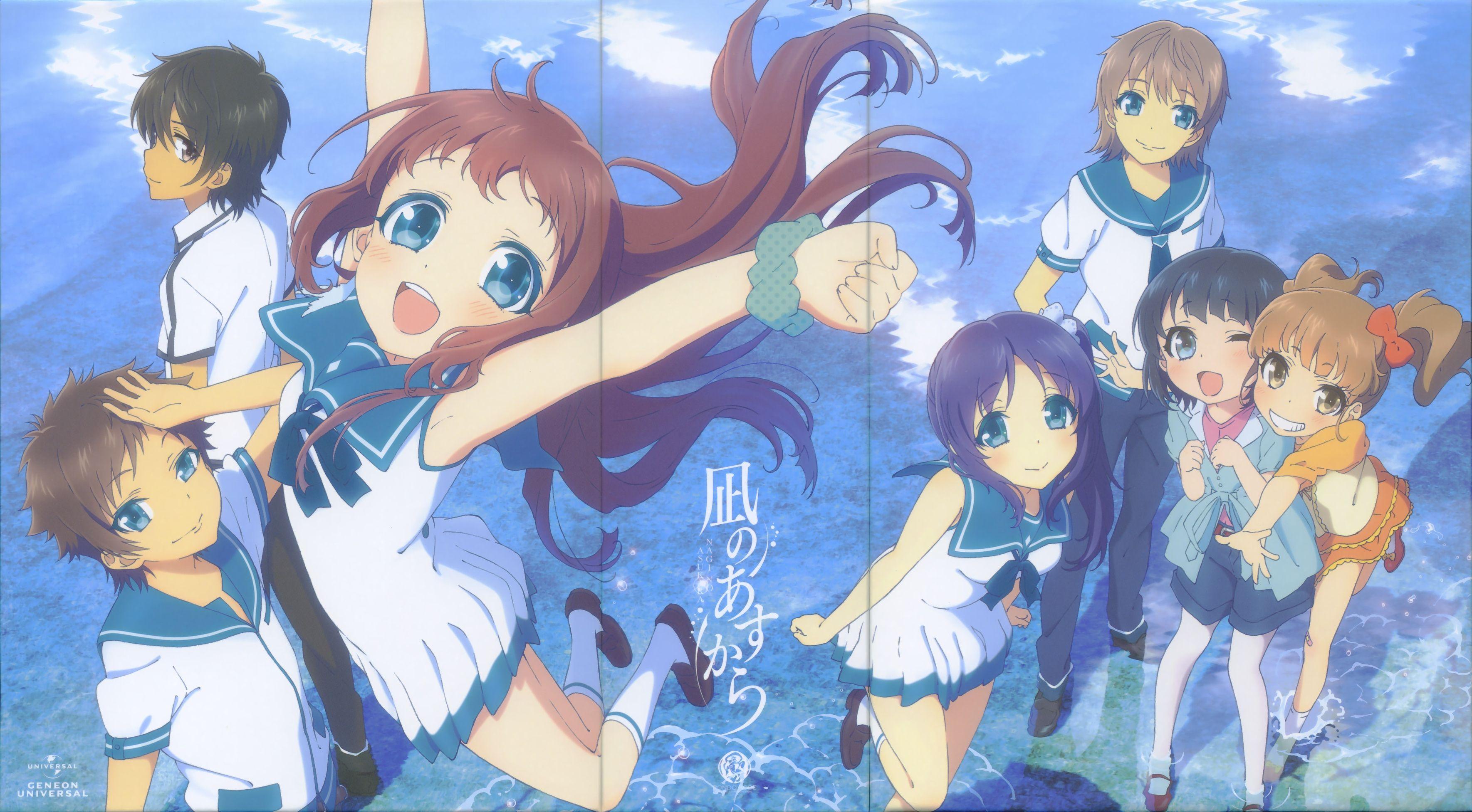 3539x1953 Nagi No Asukara (Nagi Asu: A Lull In The Sea) Wallpaper Anime Image Board