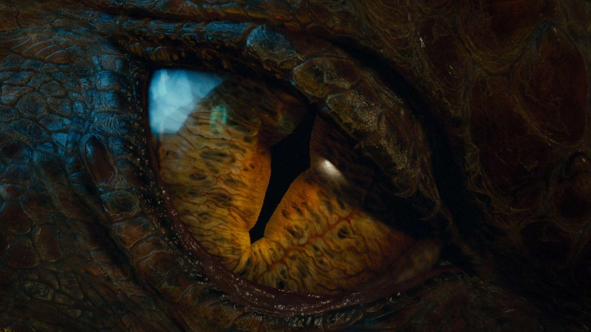 1920x1080 Smaug, The Hobbit, Dragon, Eyes Wallpaper HD / Desktop and Mobile