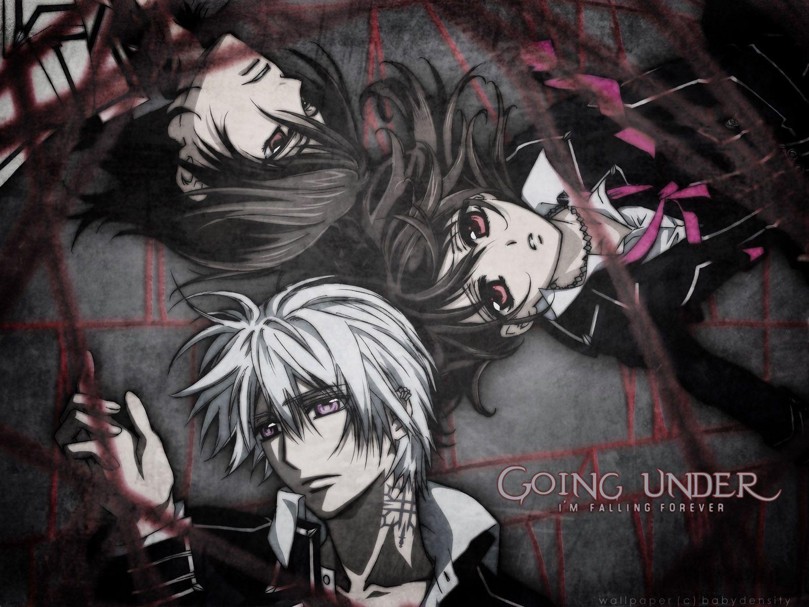 1600x1200 Matsuri Hino, Studio Deen, Vampire Knight, Kaname Kuran, Knight Zero Kiryuu