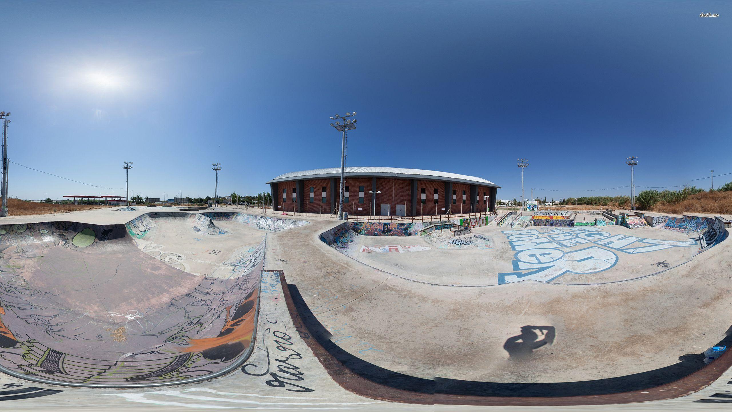 2560x1440 Skatepark Wallpaper