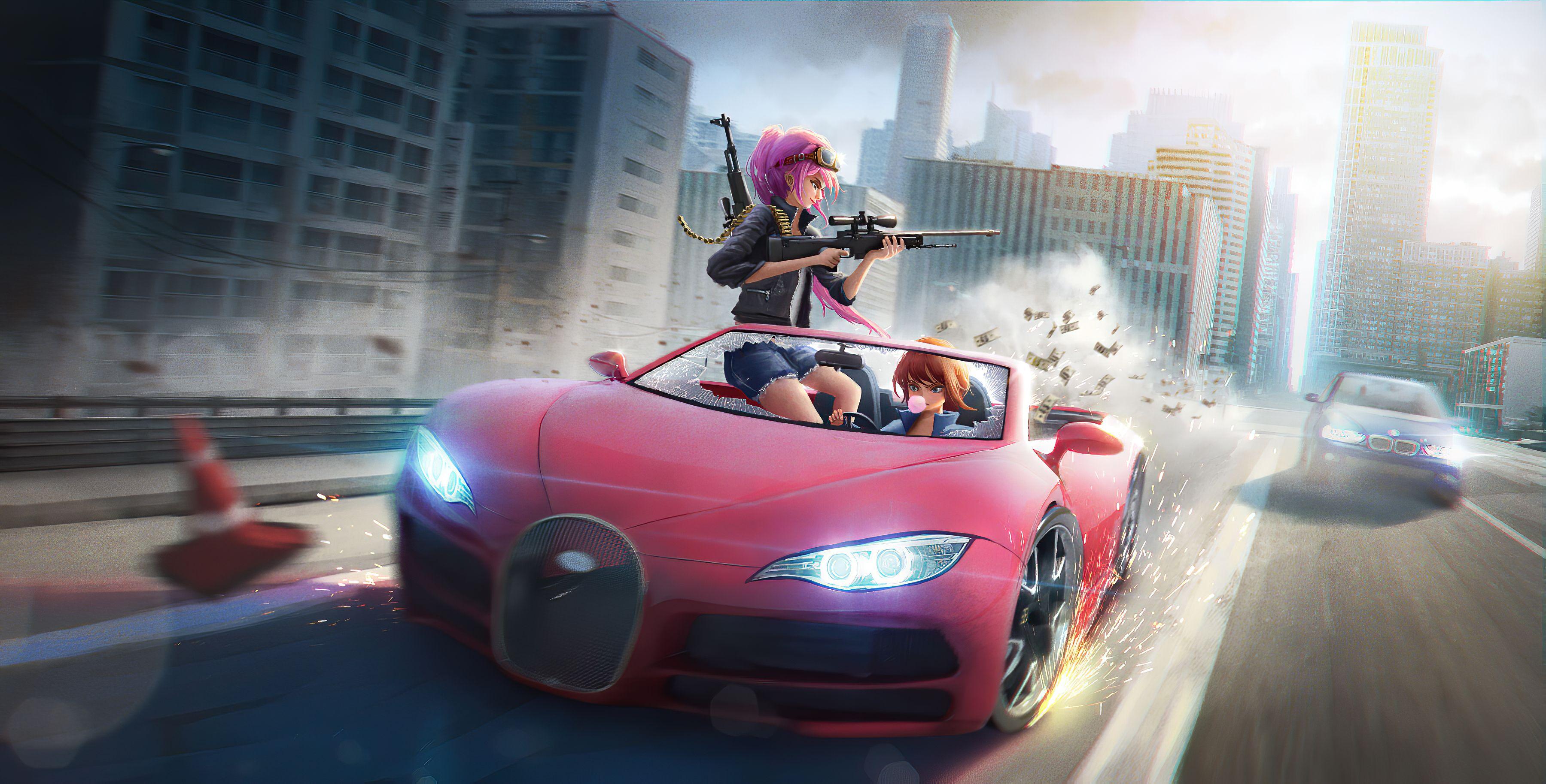 Anime Car Wallpapers and Backgrounds image Free Download