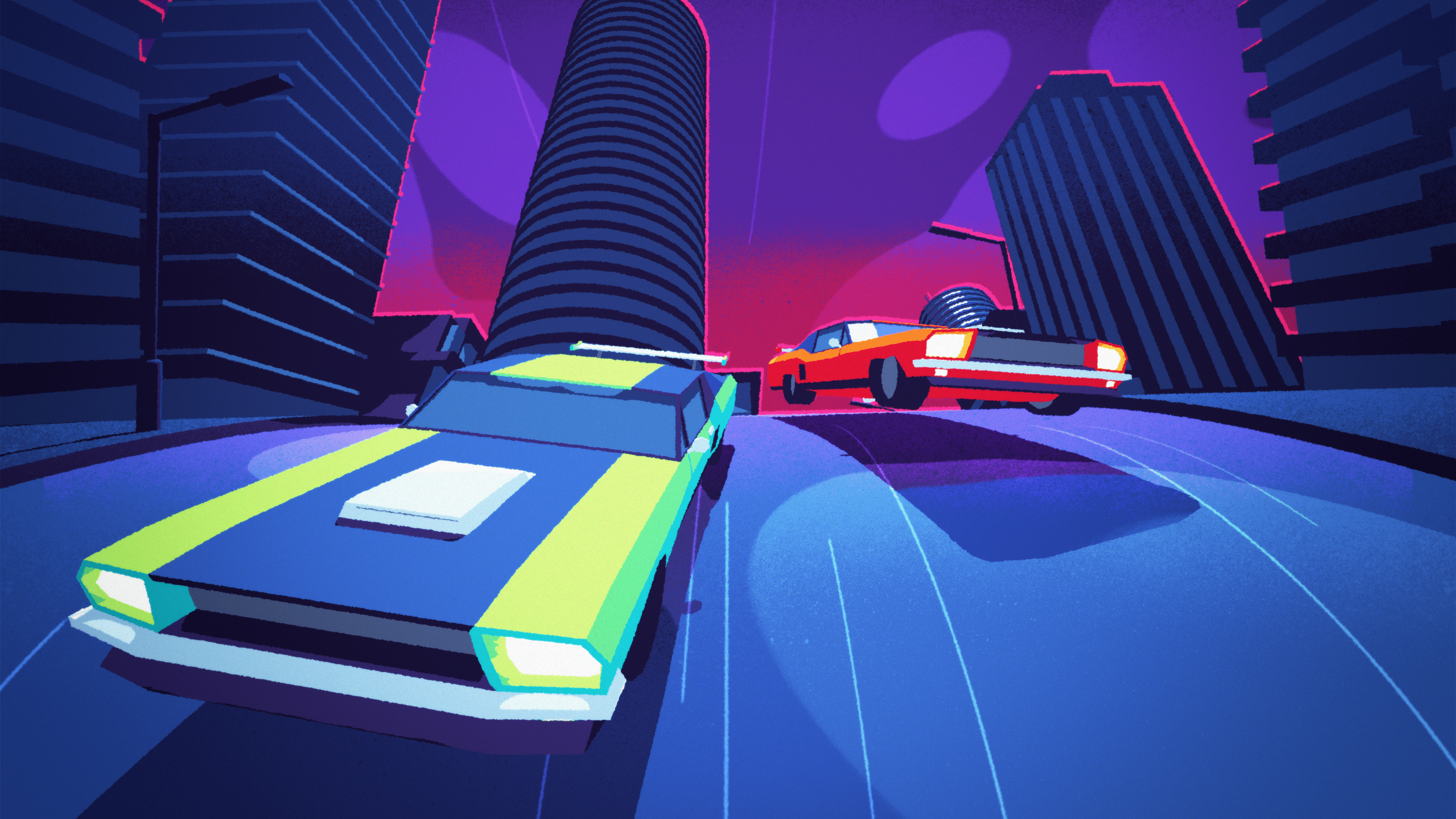3840x2160 Car Chase (Fraser Davidson) [3840x2160]
