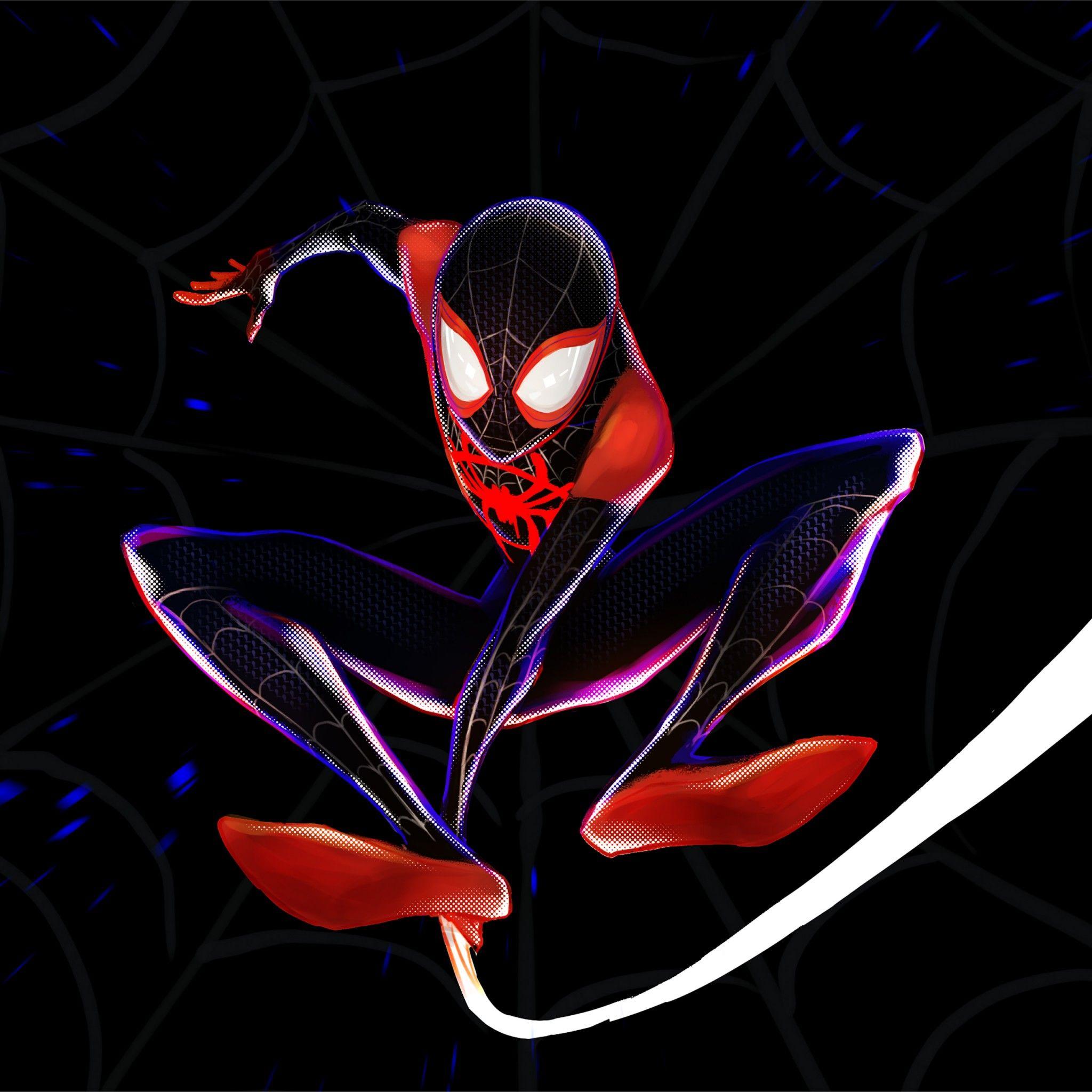 2048x2048 Miles Morales Spider Man 4K Wallpaper</a> Wallpaper